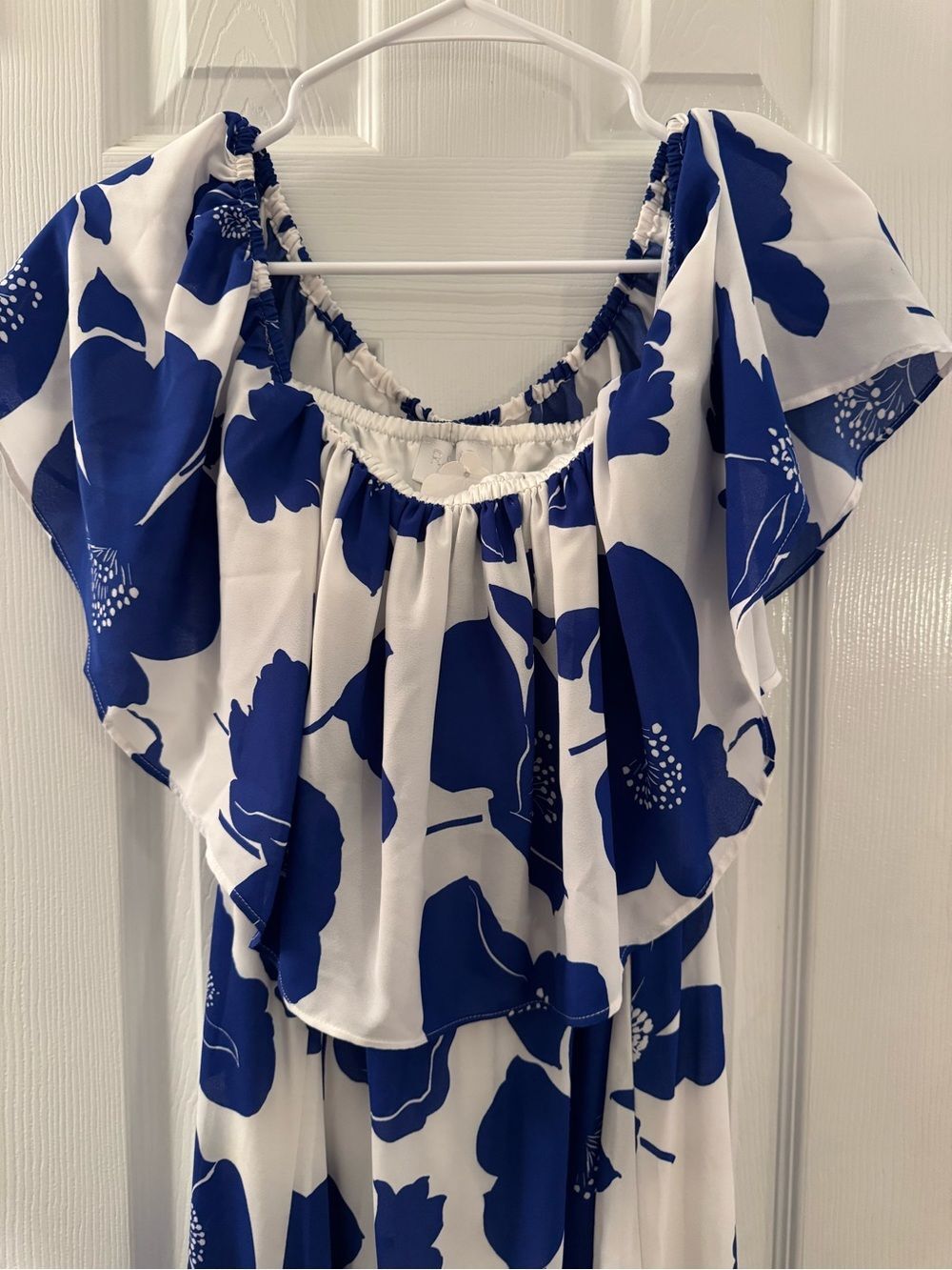 NEW Sugarlips Floral Maxi Off Shoulder Dress Sz S Boho Coastal Granddaughter - Picture 11 of 13